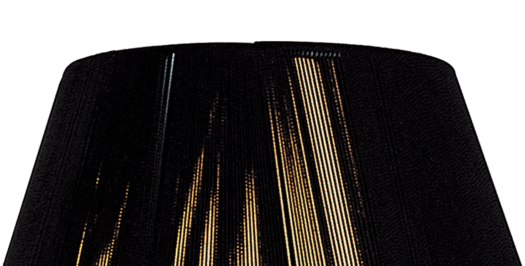 Silk 40cm String Shade Black MS041  Mantra Fusion Silk String Shades